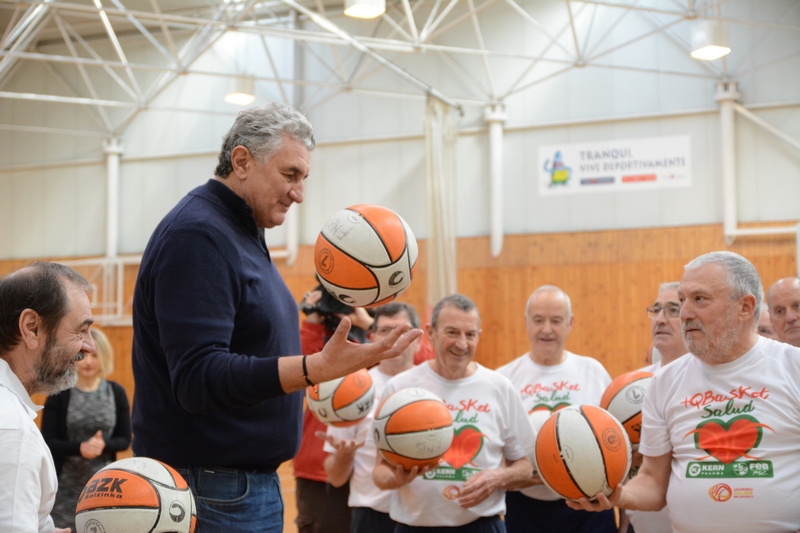 Fernando Romay ha visitado esta mañana el programa +QBasket Salud